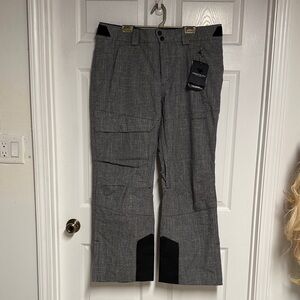 Obermeyer Men's Black and Gray Cargo Snow/Ski Pants